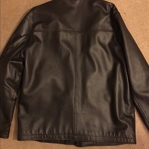 Alfani Brown Leather Jacket